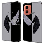 For Motorola Moto E14 4G / G04 4G / G04s 4G / G24 4G Leather Case 3D Pattern Printing Wallet Stand Cover