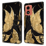 For Motorola Moto E14 4G / G04 4G / G04s 4G / G24 4G Leather Case 3D Pattern Printing Wallet Stand Cover
