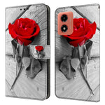 For Motorola Moto E14 4G / G04 4G / G04s 4G / G24 4G Leather Case 3D Pattern Printing Wallet Stand Cover