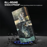 For Xiaomi Redmi Note 13 Pro 5G / Poco X6 5G Case with Hand Strap 3D Pattern Printing Leather Phone Cover