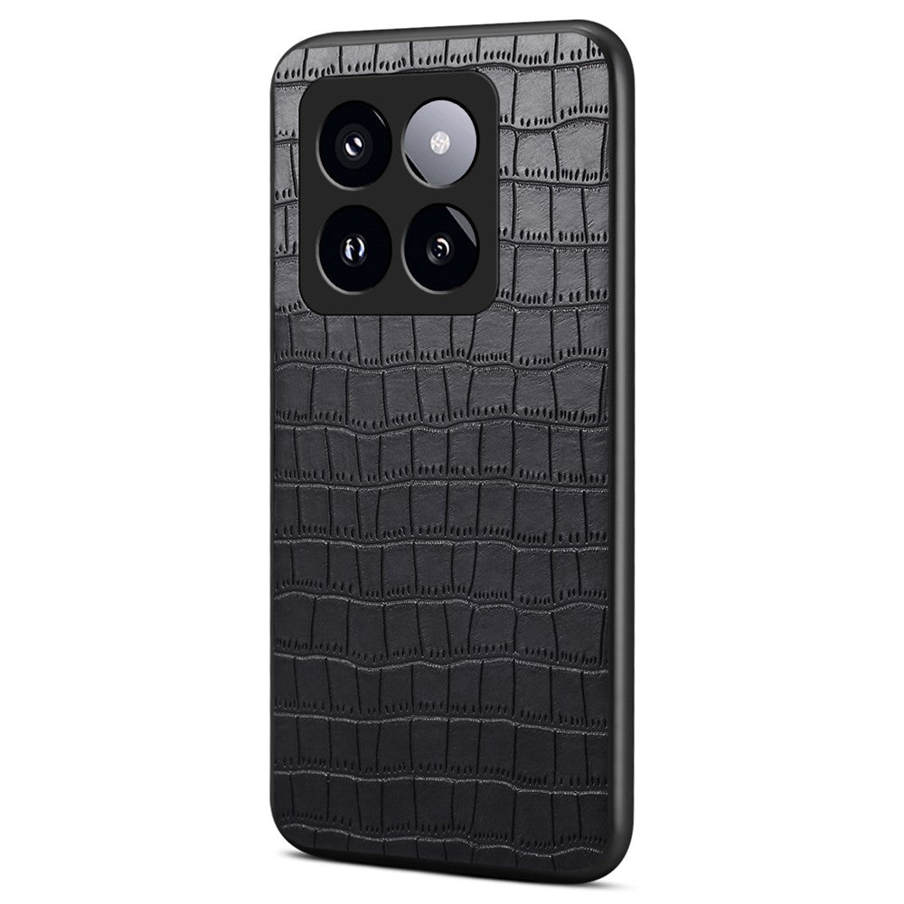 For Xiaomi 14 Pro Case Crocodile Texture Anti-scratch Cell Phone Cover