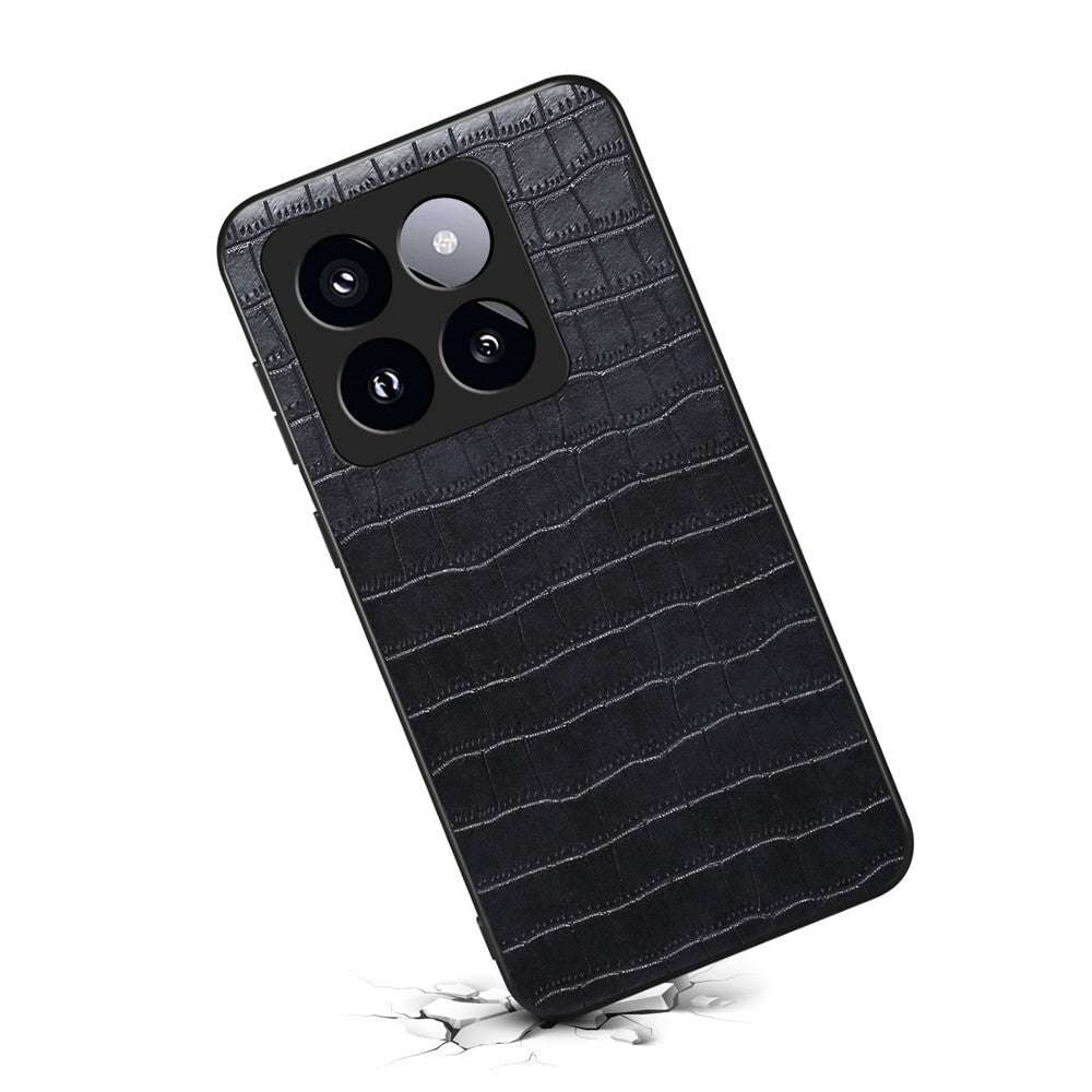For Xiaomi 14 Pro Case Crocodile Texture Anti-scratch Cell Phone Cover