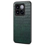 For Xiaomi 14 Pro Case Crocodile Texture Anti-scratch Cell Phone Cover