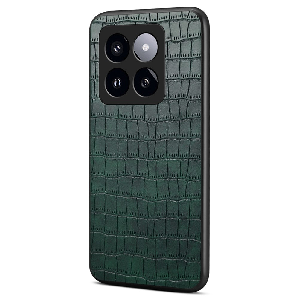 For Xiaomi 14 Pro Case Crocodile Texture Anti-scratch Cell Phone Cover