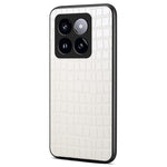 For Xiaomi 14 Pro Case Crocodile Texture Anti-scratch Cell Phone Cover