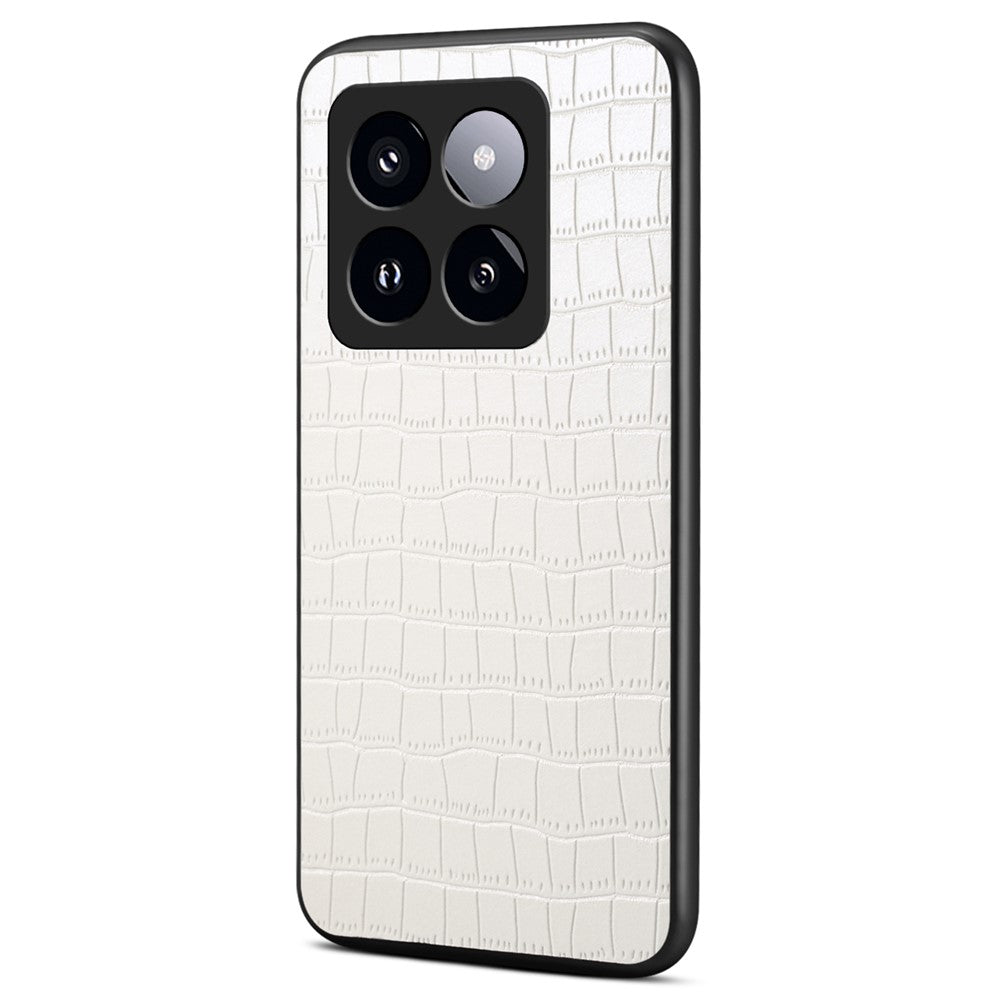 For Xiaomi 14 Pro Case Crocodile Texture Anti-scratch Cell Phone Cover