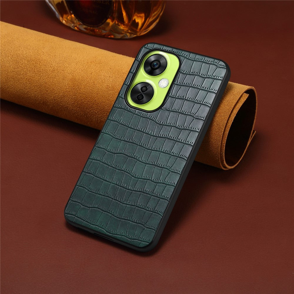 For OnePlus Nord CE 3 Lite 5G / Nord N30 5G Cell Phone Case Crocodile Pattern Textured Anti-drop Cover