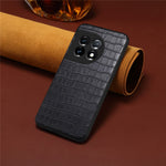 For OnePlus 11 5G Cell Phone Cases Slim-Fit Crocodile Pattern Textured Cover