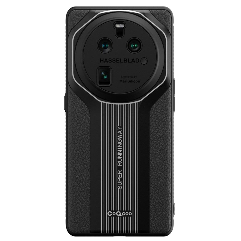 Q.COO Super Running Series 2 for Oppo Find X6 Pro Case PU + TPU + Acrylic Back Cover