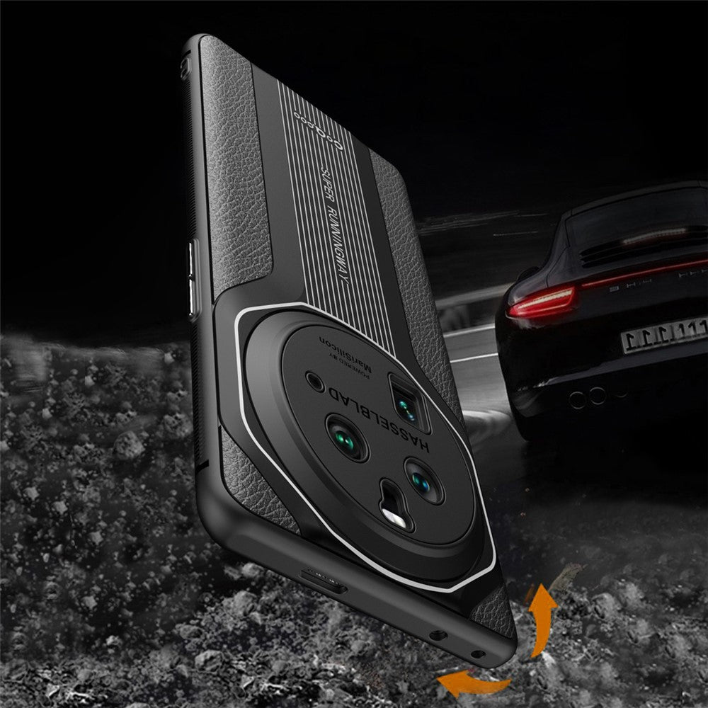 Q.COO Super Running Series 2 for Oppo Find X6 Pro Case PU + TPU + Acrylic Back Cover