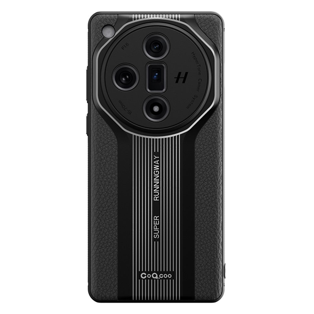 Q.COO Super Running Series 2 for Oppo Find X7 Ultra Case PU + TPU + Acrylic Back Cover