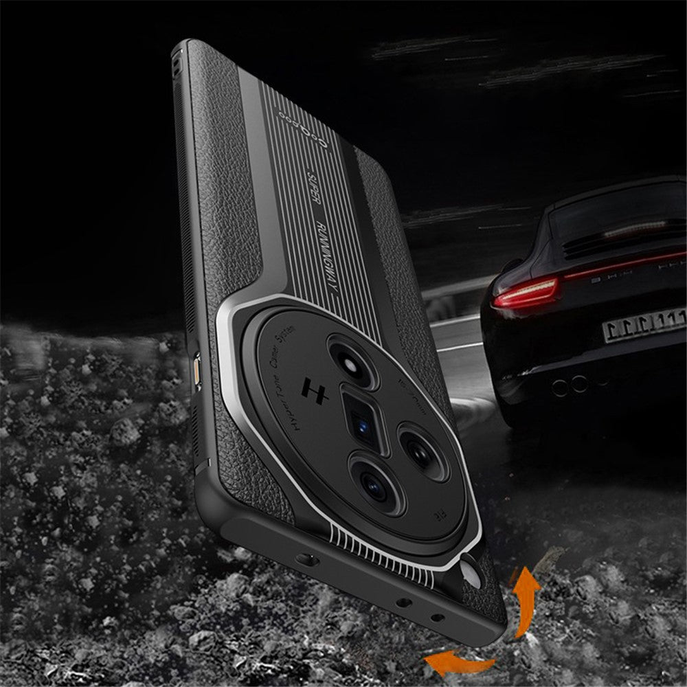 Q.COO Super Running Series 2 for Oppo Find X7 Ultra Case PU + TPU + Acrylic Back Cover