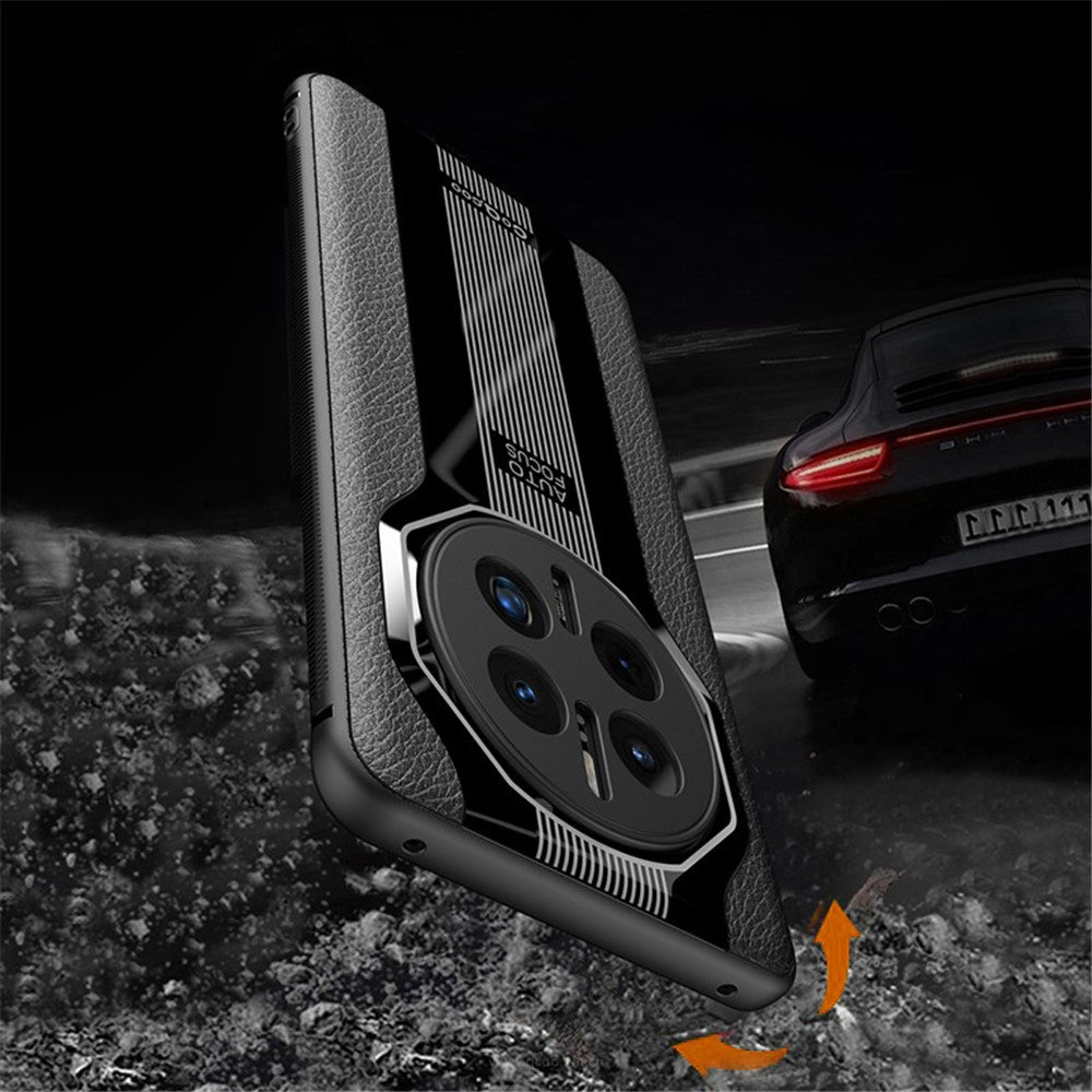 Q.COO Super Running Series 2 for Huawei Mate 50 RS Porsche Design 4G Case PU + TPU + Acrylic Back Cover