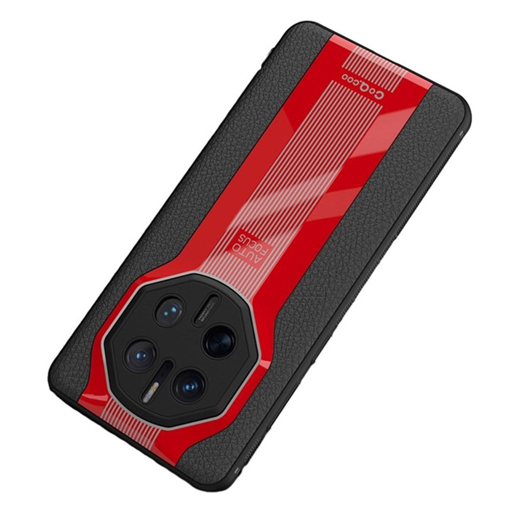 Q.COO Super Running Series 2 for Huawei Mate 50 RS Porsche Design 4G Case PU + TPU + Acrylic Back Cover