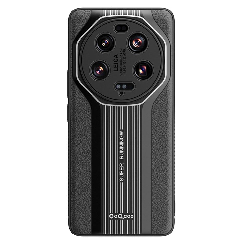 Q.COO Super Running Series 2 för Xiaomi 13 Ultra-skal PU+TPU+akryl stötsäkert mobilskal