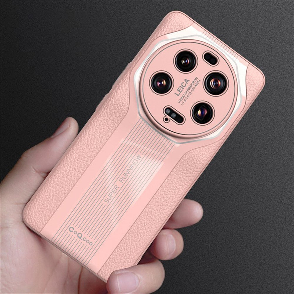 Q.COO Super Running Series 2 för Xiaomi 13 Ultra-skal PU+TPU+akryl stötsäkert mobilskal