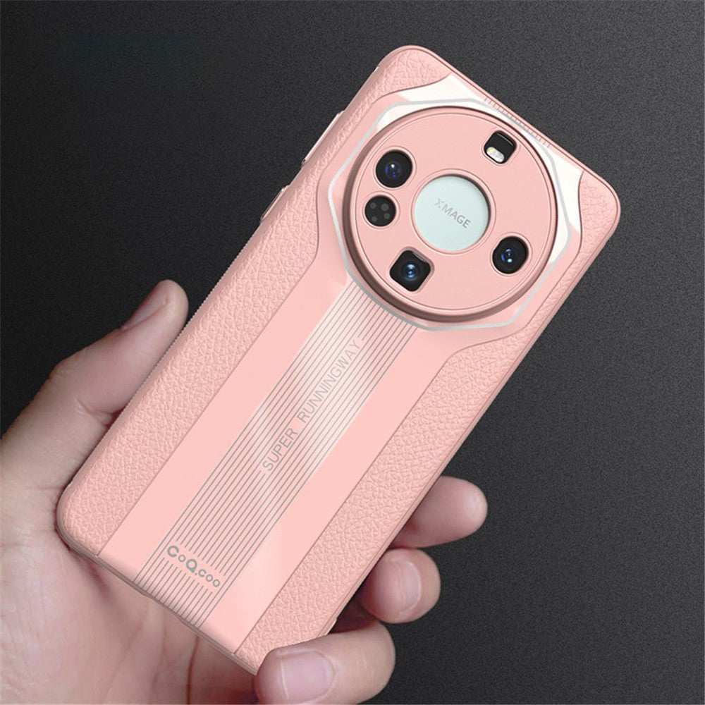 Q.COO Super Running Series 2 for Huawei Mate 60 Slim Case PU Covered TPU+Acrylic Phone Shell