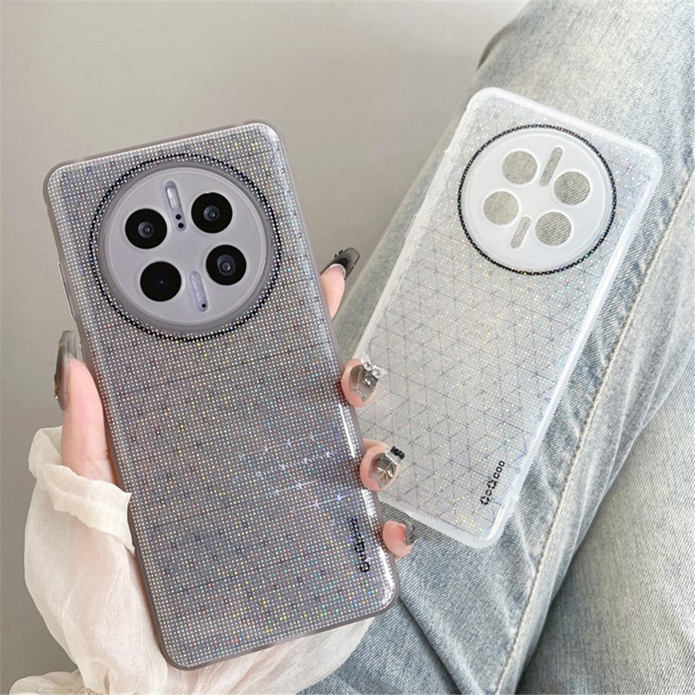 Q.COO For Huawei Mate 50 4G Case Sparkle Design TPU Scratch Resistant Phone Cover
