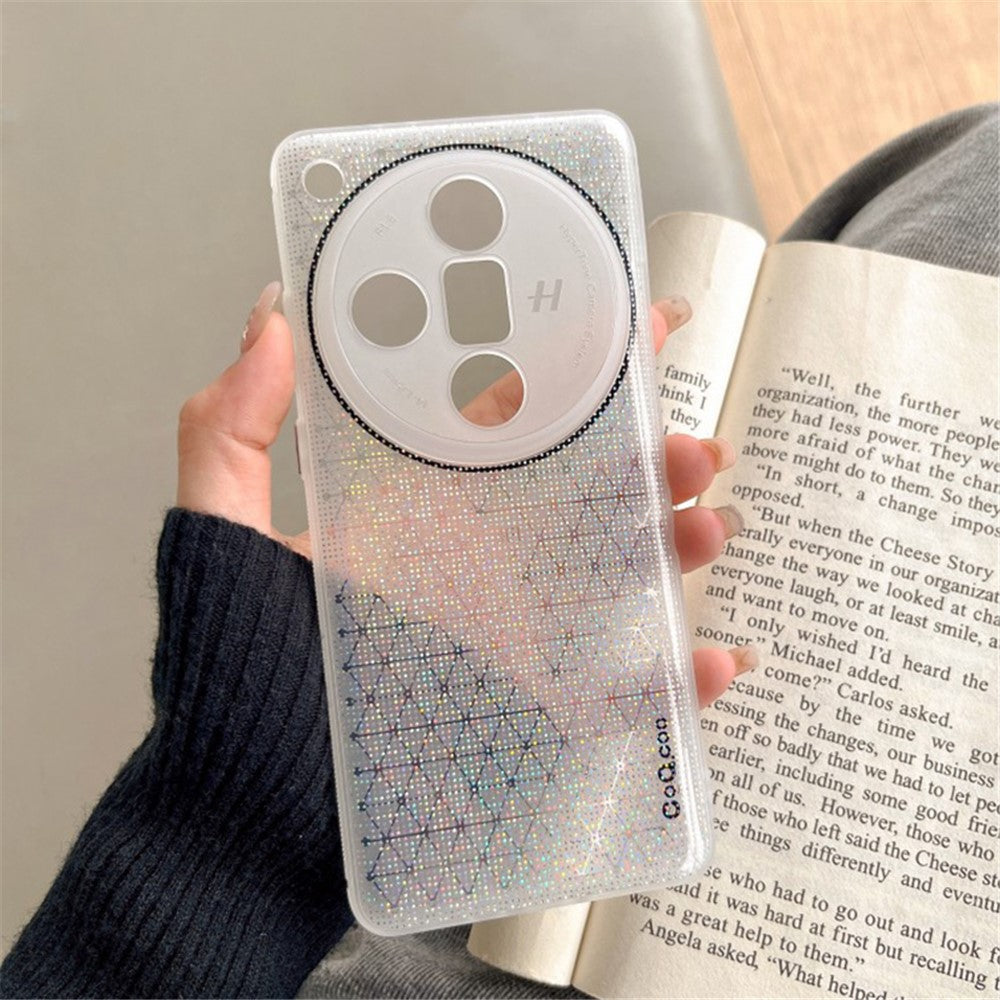 Q.COO For Oppo Find X7 Ultra Case Starry Sky Series Flexible TPU Protective Phone Cover