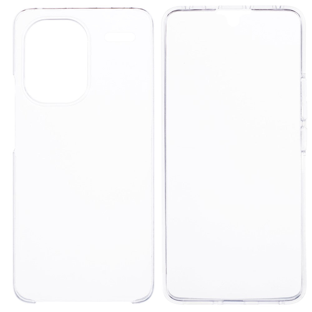 For Xiaomi Redmi Note 13 Pro+ 5G Case Shock-Absorbent Acrylic + TPU Clear Phone Cover with PET Film