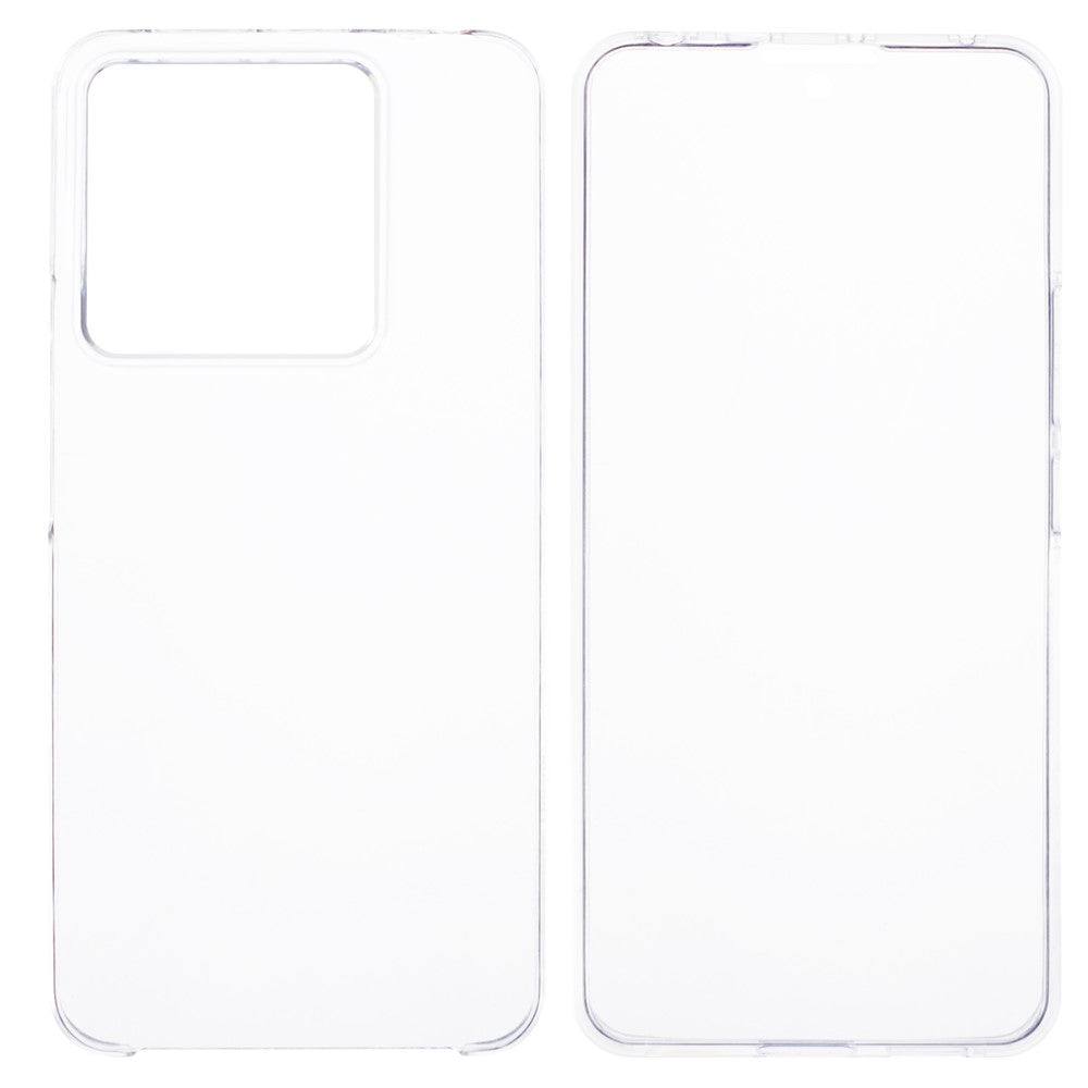 For Xiaomi Redmi Note 13 Pro 5G Clear Phone Case Acrylic + TPU Shockproof Back Cover with PET Film