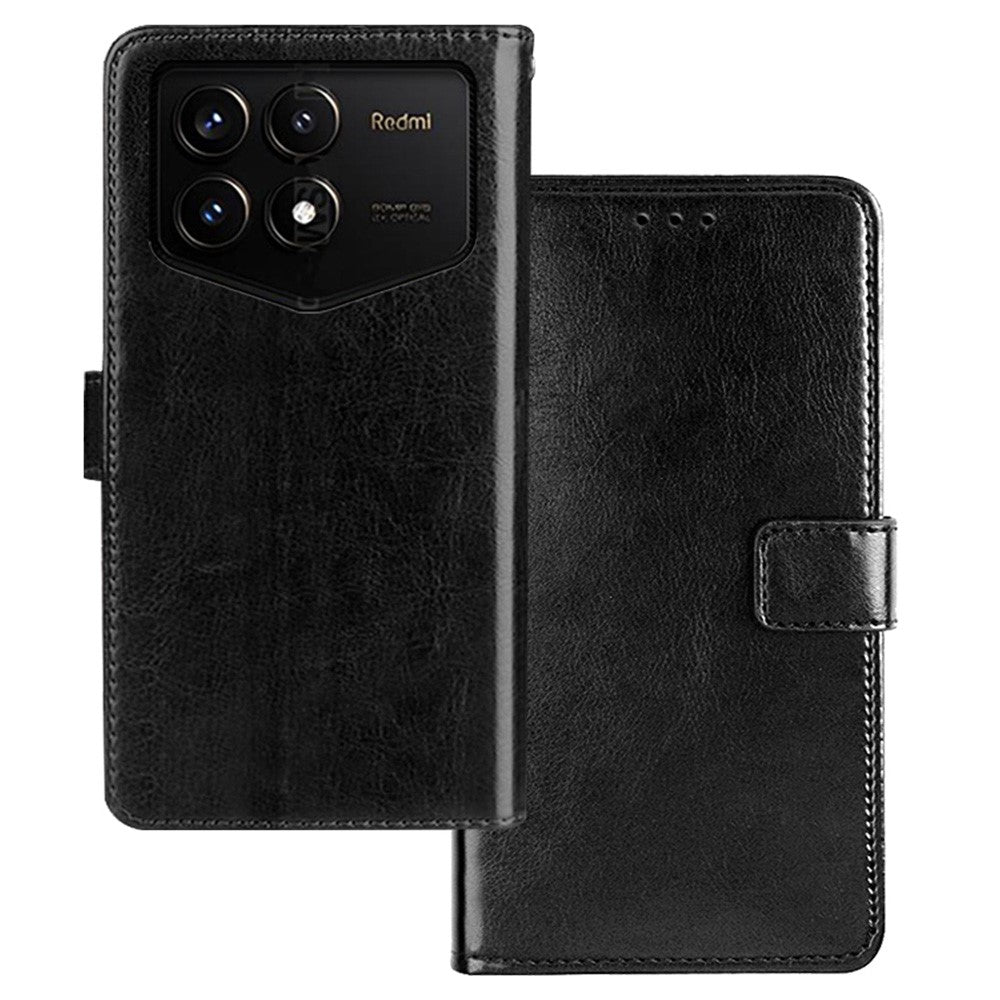 IDEWEI For Xiaomi Redmi K70 Pro Champion Edition Wallet Case Leather Stand Flip Phone Cover