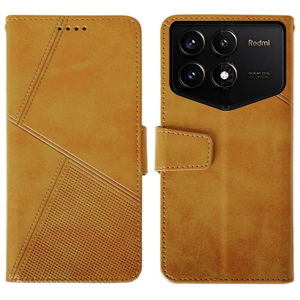 IDEWEI For Xiaomi Redmi K70 Pro Champion Edition Wallet Case Calf Texture Leather Phone Cover