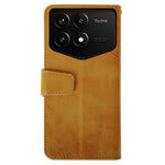 IDEWEI For Xiaomi Redmi K70 Pro Champion Edition Wallet Case Calf Texture Leather Phone Cover
