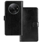 IDEWEI For Xiaomi Redmi A3 4G / Poco C61 4G Case Crazy Horse Texture Leather Phone Cover with Card Slots Wallet