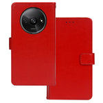 IDEWEI For Xiaomi Redmi A3 4G / Poco C61 4G Case Crazy Horse Texture Leather Phone Cover with Card Slots Wallet