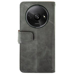 IDEWEI For Xiaomi Redmi A3 4G / Poco C61 4G Case Calf Texture Wallet PU Leather Flip Phone Cover