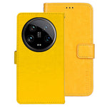 IDEWEI For Xiaomi 14 Ultra Case Flip Leather Phone Wallet Cover Crazy Horse Texture