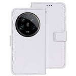 IDEWEI For Xiaomi 14 Ultra Case Flip Leather Phone Wallet Cover Crazy Horse Texture