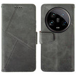 IDEWEI For Xiaomi 14 Ultra Leather Case Calf Texture Phone Wallet Cover