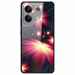 Xiaomi Redmi Note 13 5G-skal PC+härdat glas+TPU-mönstertryck mobilskal
