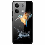 Xiaomi Redmi Note 13 5G-skal PC+härdat glas+TPU-mönstertryck mobilskal