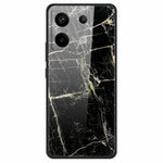 For Xiaomi Redmi Note 13 Pro 5G / Poco X6 5G Pattern Printing Case PC+Tempered Glass+TPU Phone Cover