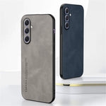 Samsung Galaxy A14 5G / A14 4G-cover i TPU + PU med Comfort-Grip, smartphonecover med behageligt greb