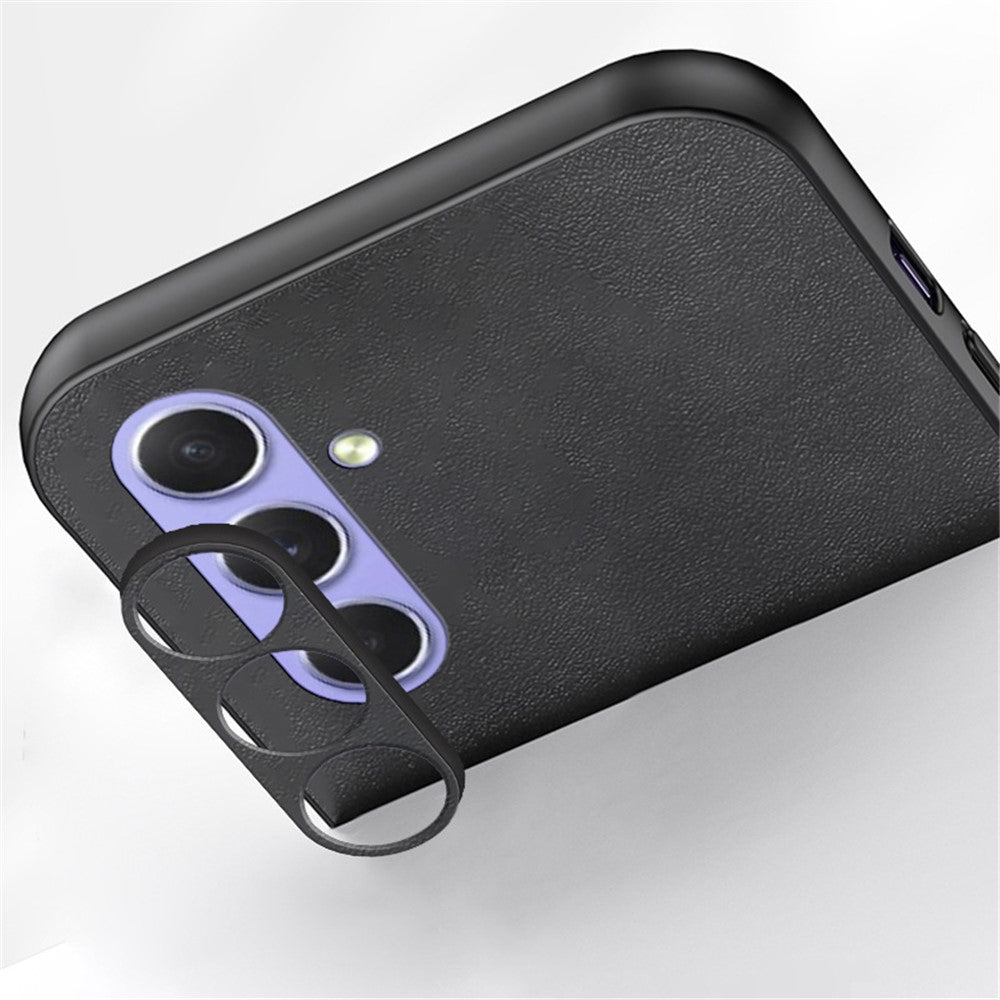 For Samsung Galaxy A34 5G Slim Case Skin-Touch TPU + PU Smartphone Case