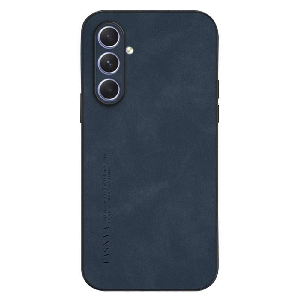 For Samsung Galaxy A34 5G Slim Case Skin-Touch TPU + PU Smartphone Case