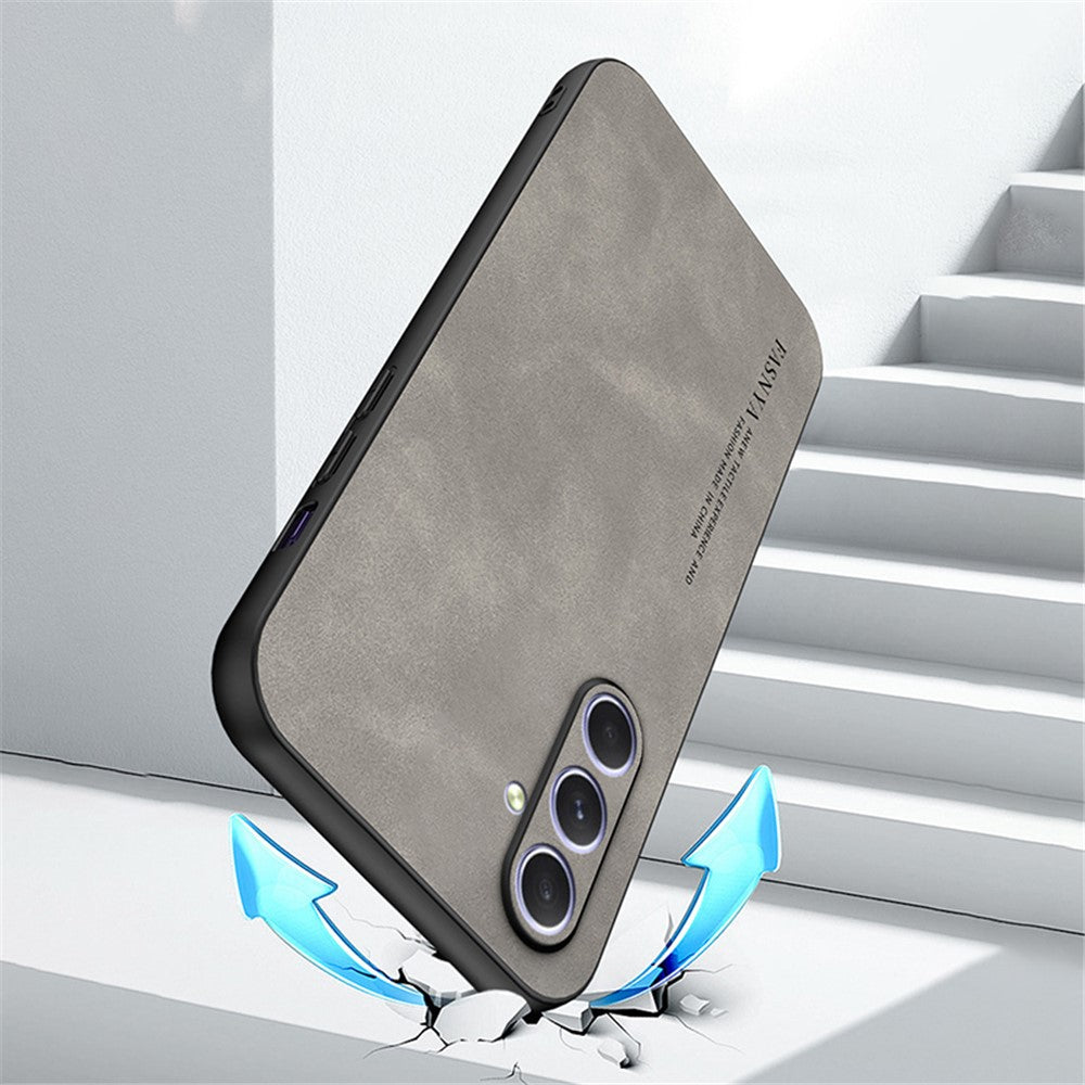 For Samsung Galaxy A24 4G (162.1 x 77.6 x 8.3mm) Case Anti-Drop PU + TPU Slim Phone Cover