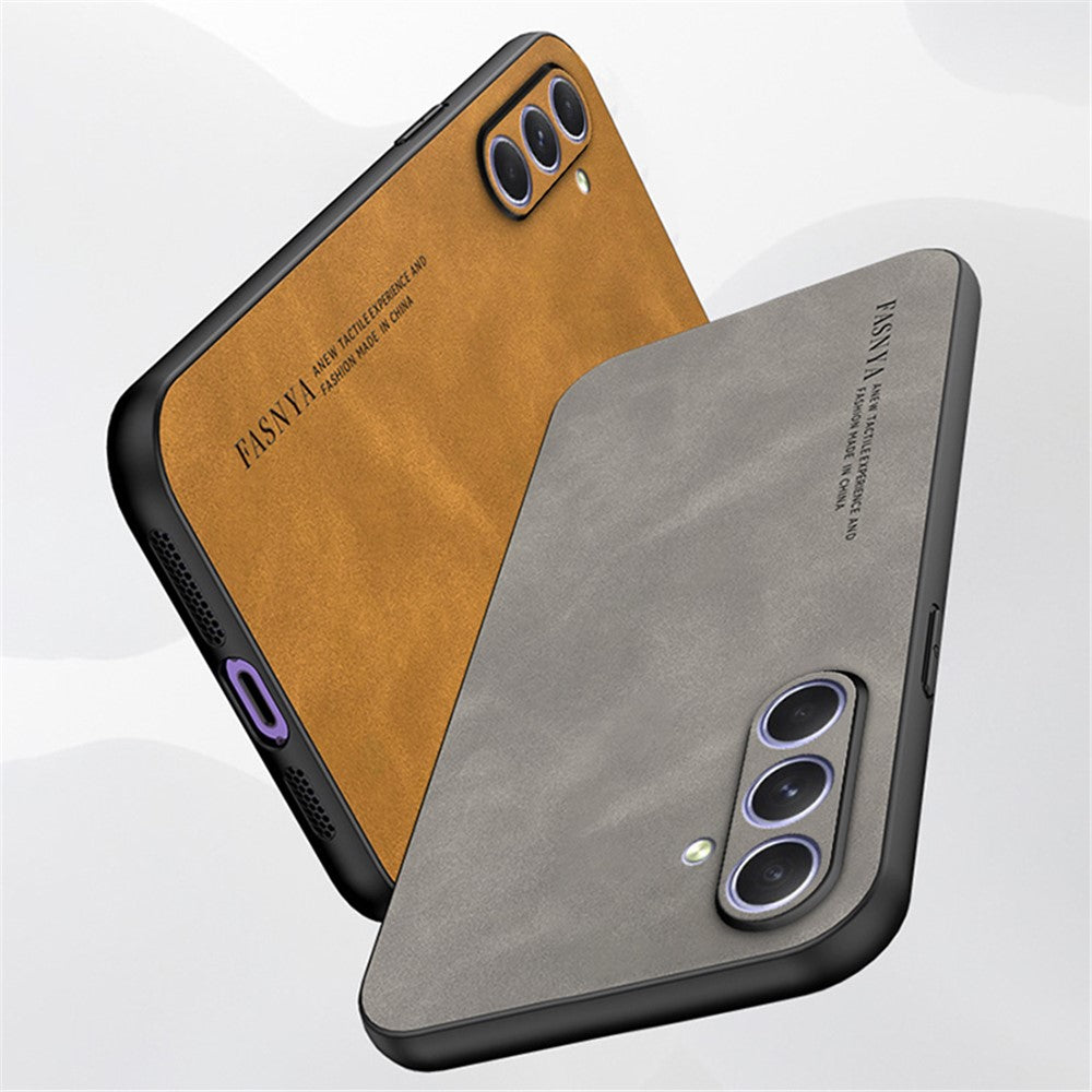 For Samsung Galaxy A24 4G (162.1 x 77.6 x 8.3mm) Case Anti-Drop PU + TPU Slim Phone Cover
