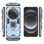 For Xiaomi 14 Ultra Case Ring Holder Kickstand PC+TPU Hybrid Phone Cover