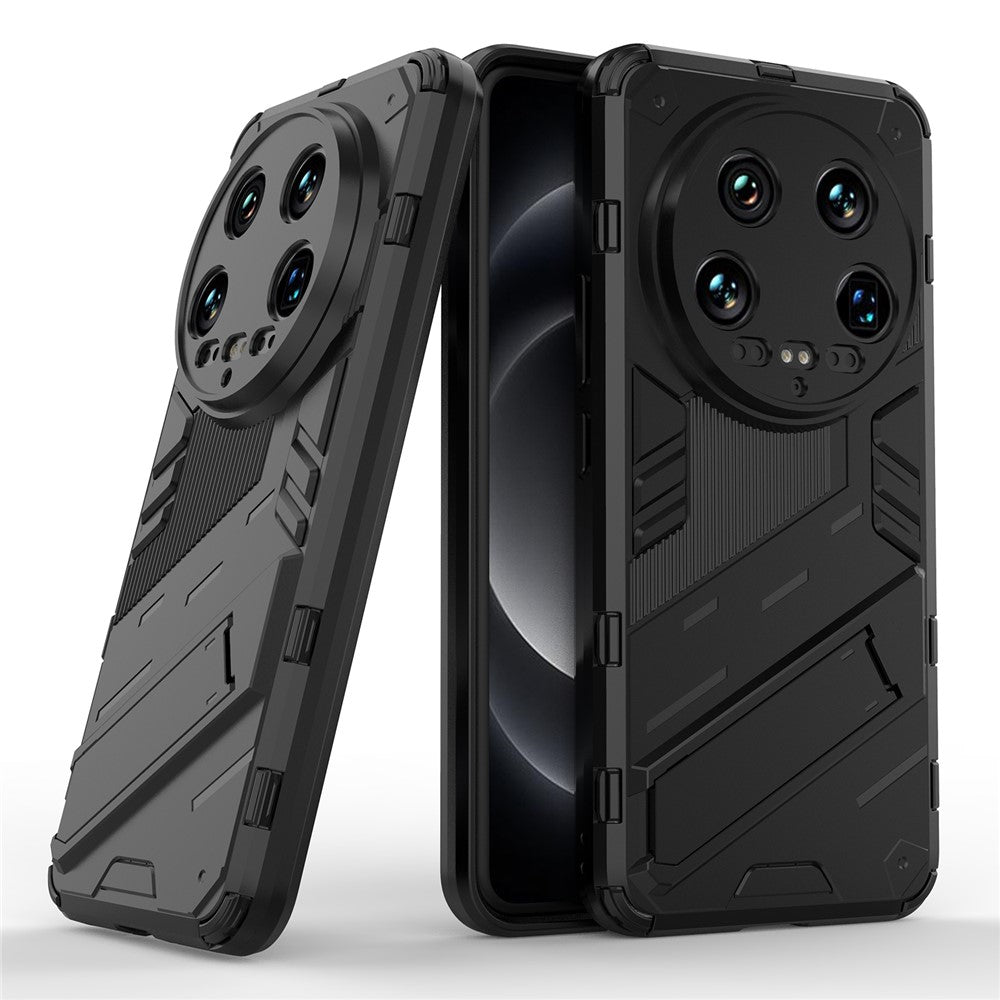 For Xiaomi 14 Ultra Case PC+TPU Dual-Layer Protective Phone Cover Built-in Kickstand