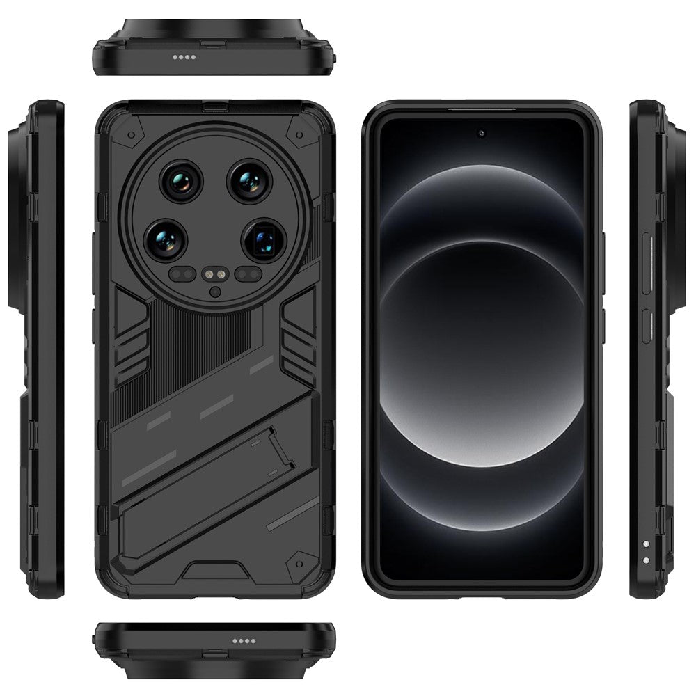 For Xiaomi 14 Ultra Case PC+TPU Dual-Layer Protective Phone Cover Built-in Kickstand