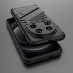 For Xiaomi 14 Ultra Case PC+TPU Dual-Layer Protective Phone Cover Built-in Kickstand