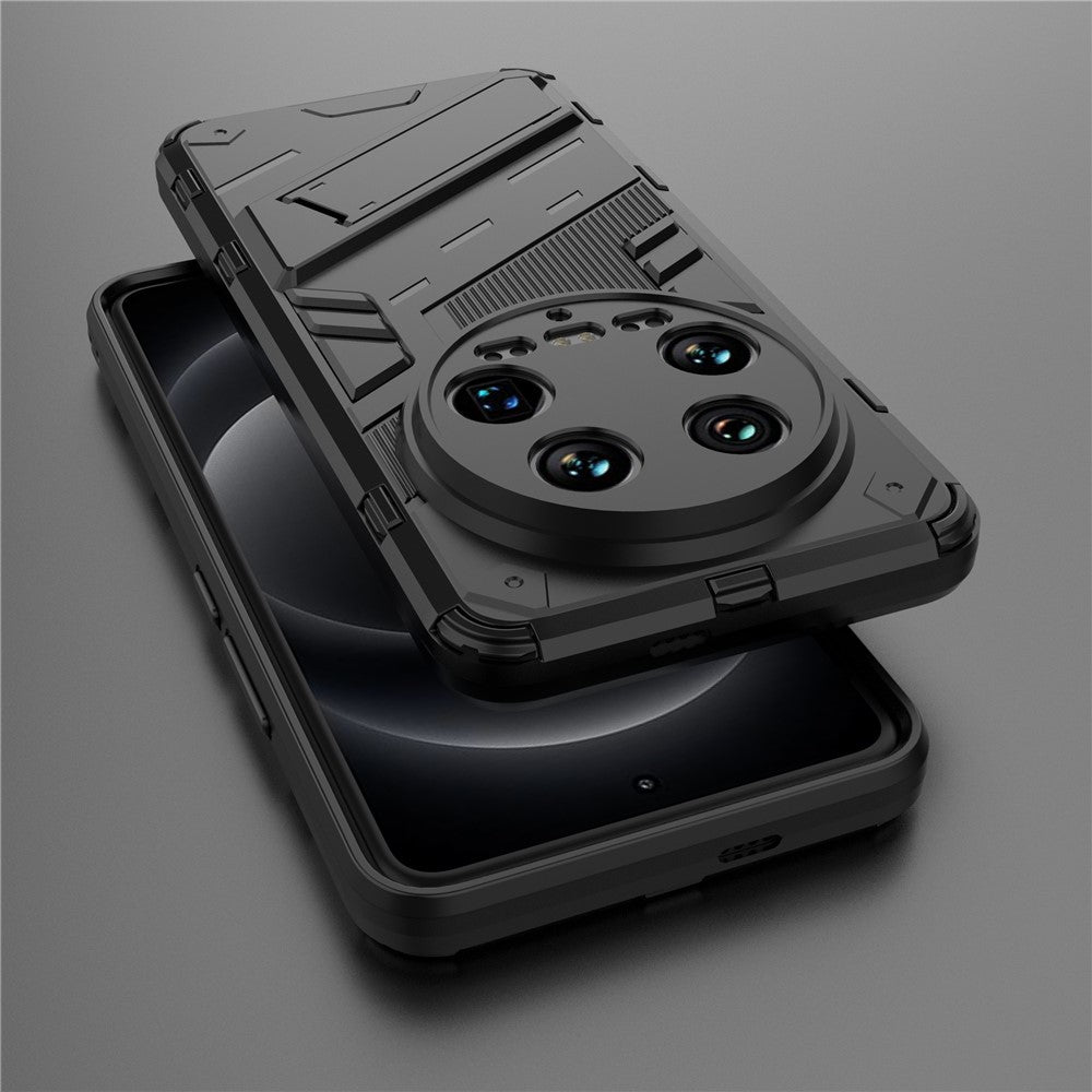 For Xiaomi 14 Ultra Case PC+TPU Dual-Layer Protective Phone Cover Built-in Kickstand