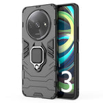 For Xiaomi Redmi A3 4G / Poco C61 4G Case Dual-Layer PC+TPU Armor Phone Cover Ring Holder Kickstand