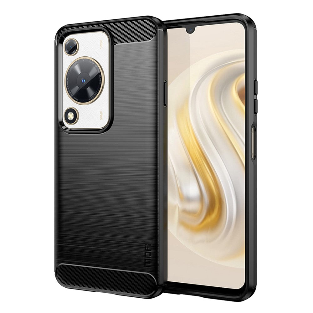 MOFI JK TPU Series-1 til Huawei Nova Y72 4G / Enjoy 70, TPU-mobilcover med kulfiberstruktur og beskyttelse
