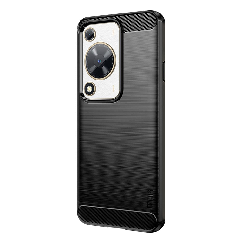 MOFI JK TPU Series-1 til Huawei Nova Y72 4G / Enjoy 70, TPU-mobilcover med kulfiberstruktur og beskyttelse